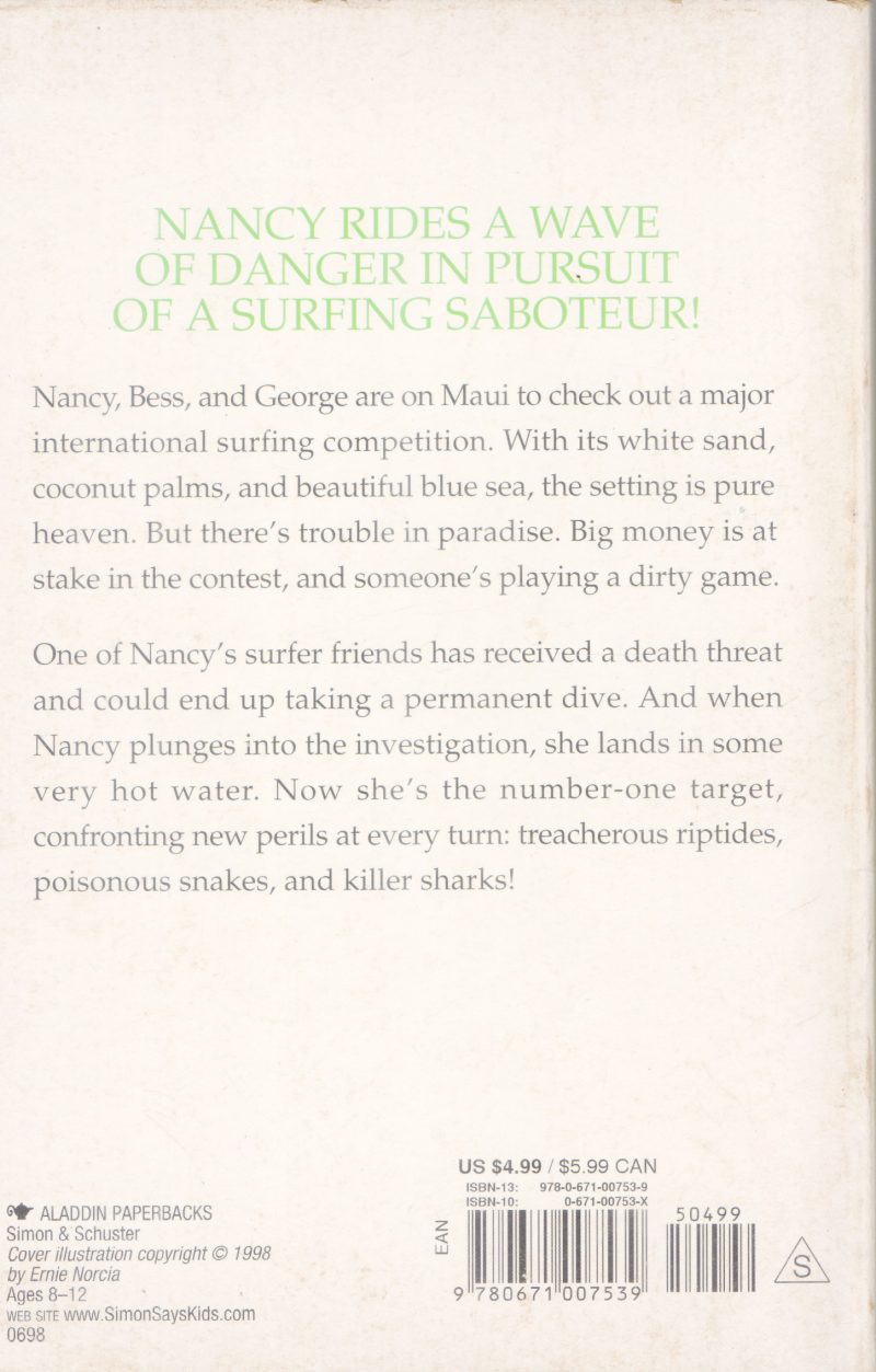 NANCY DREW -MISTERY OF MAUI BY KAROLYN KEENEE - Image 2