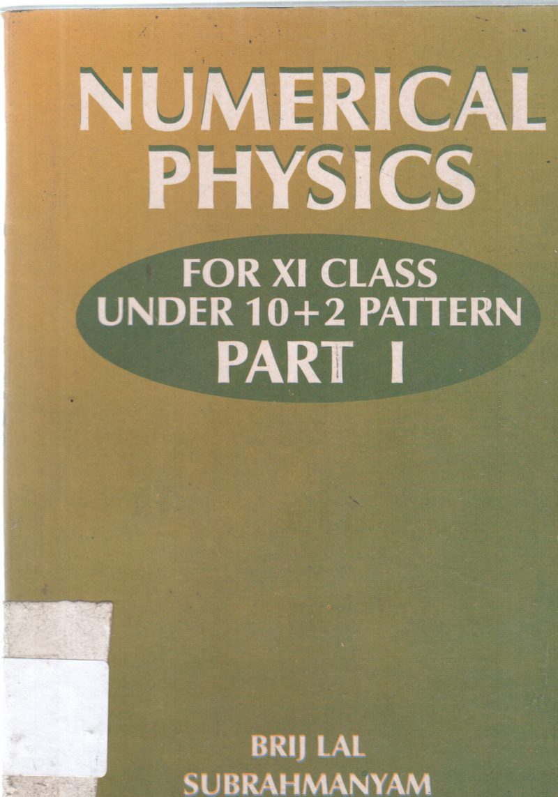 NUMERICAL PHYSICS BY BRIJ LAL