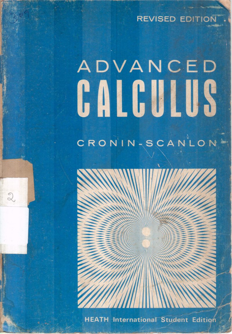 ADVANCED CALCULUS BY CRONIN