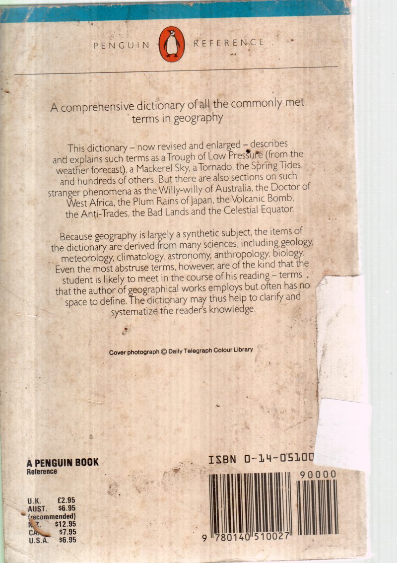 DICTIONARY OF GEOGRAPHY BY W.G.MOORE - Image 2