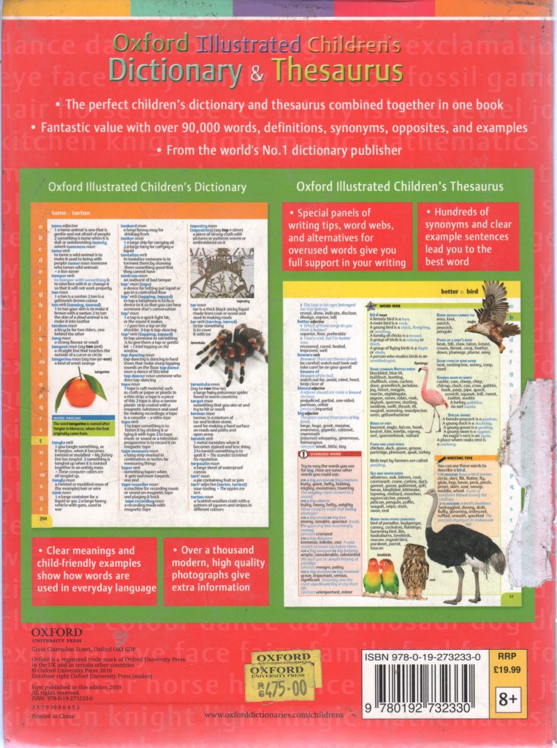 OXFORD ILLUSTRATED DICTIONARY THEASAURUS - Image 2