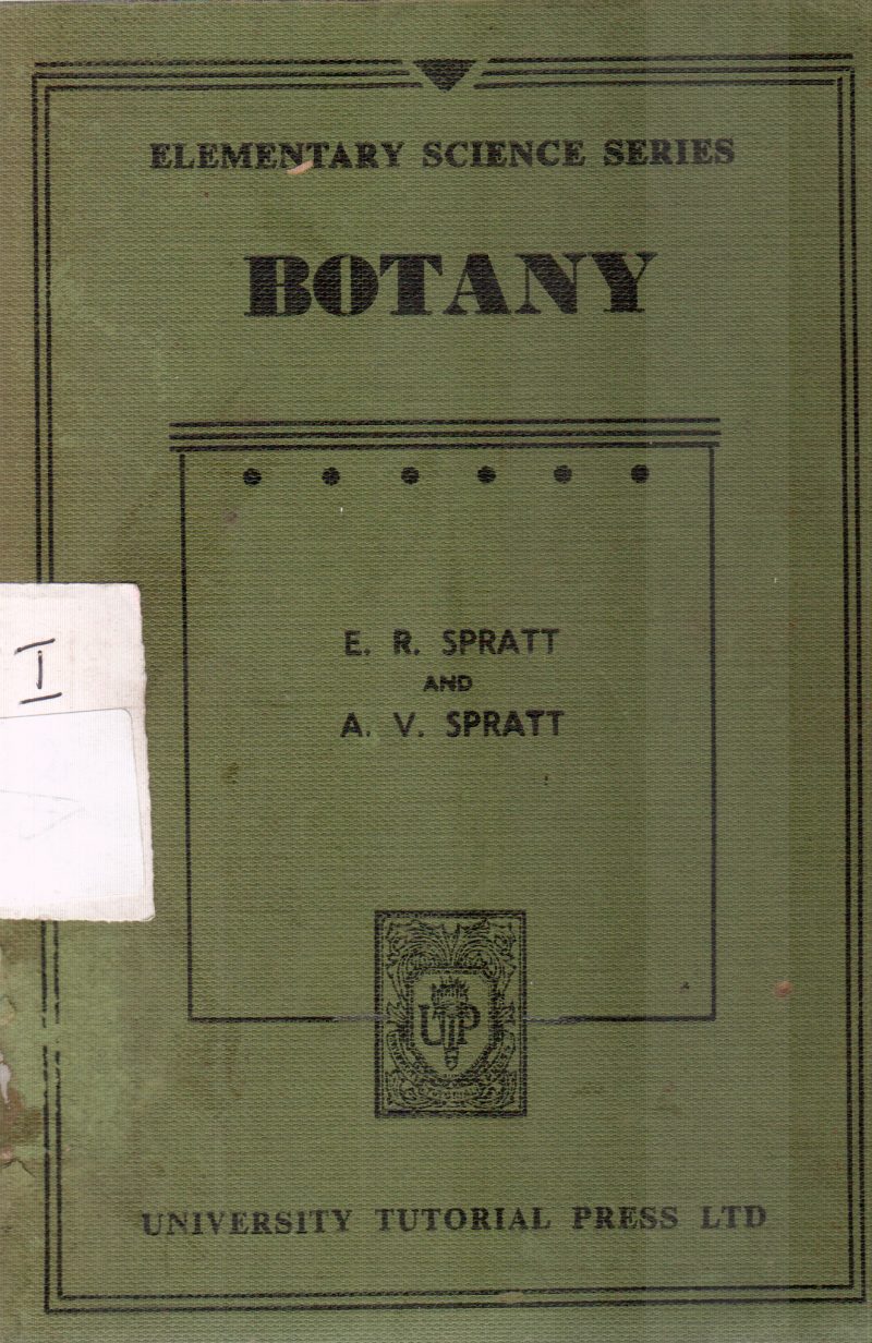 BOTANY BY E R SPRATT