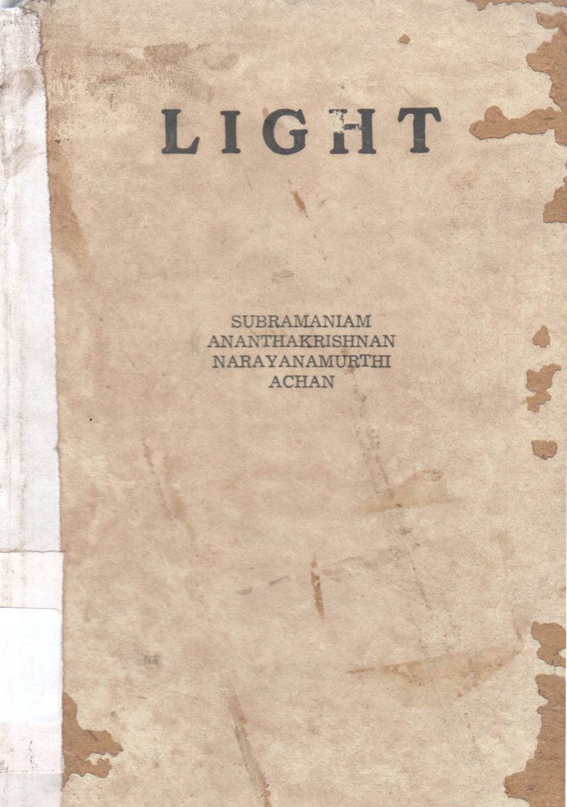 LIGHT BY SUBRAMANIAM