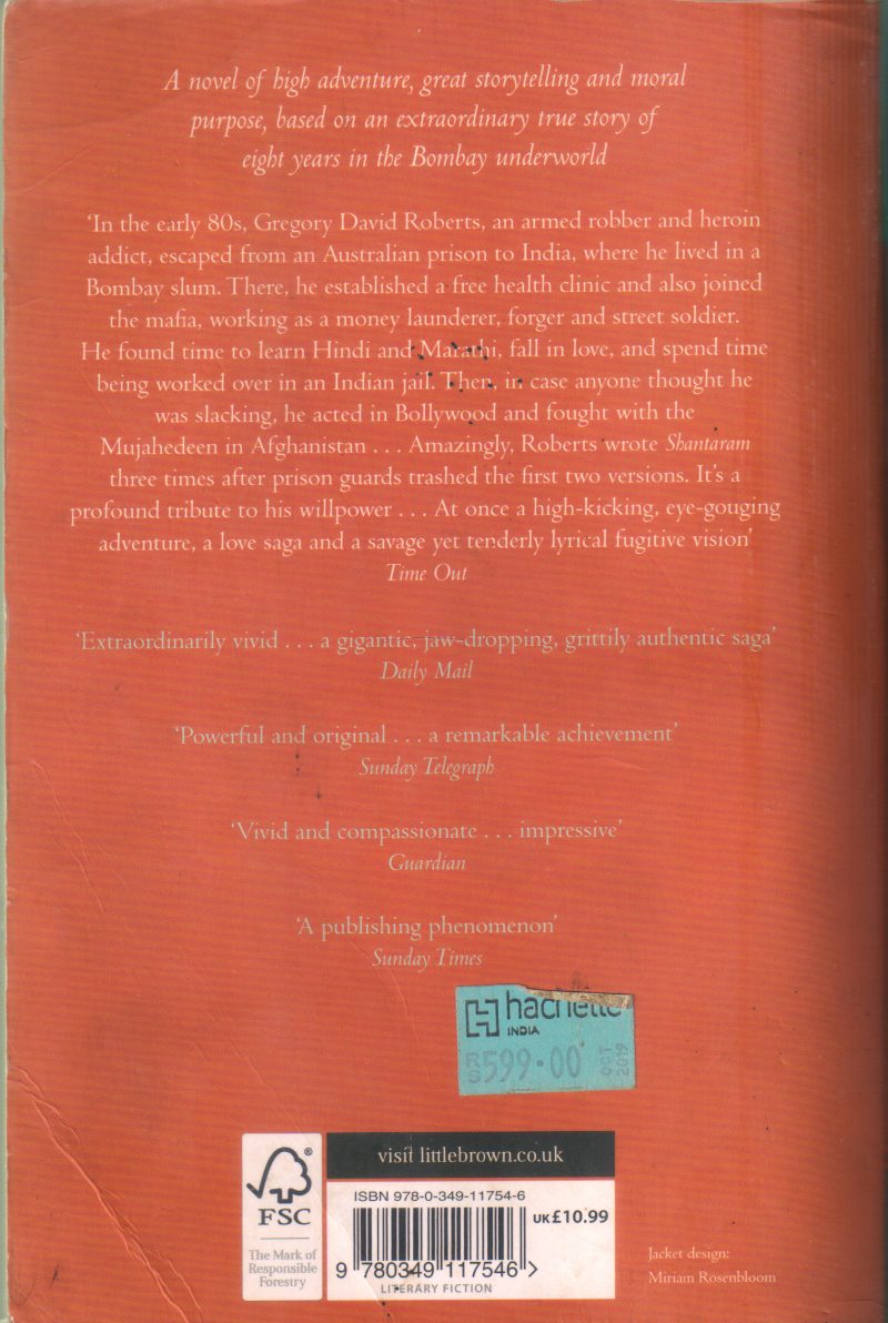 SHANTARAM BY GREGORY DAVID ROBERTS - Image 2