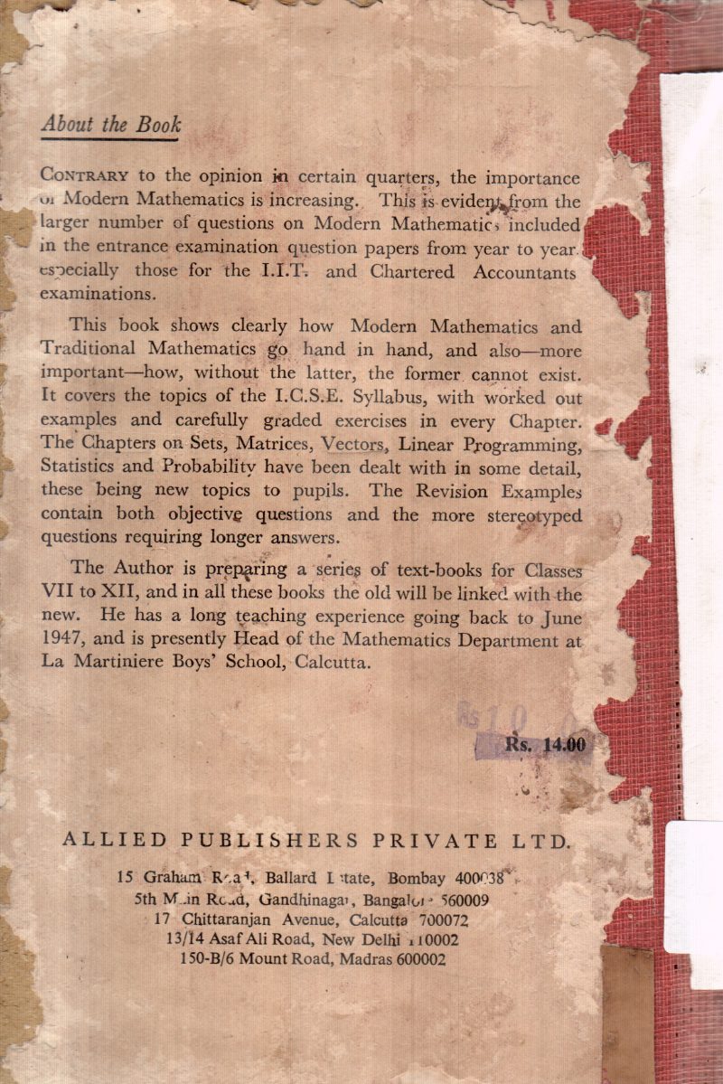 ICSE MODERN MATHEMATICS BY M AMUE - Image 2