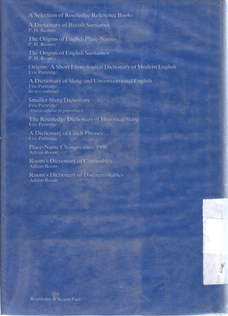 A PRONOUNCING DICTIONARY OF ENGLISH PLACE-NAMES INCLUDING STANDARD LOCAL AND ARCHAIC VARIANTS - Image 2