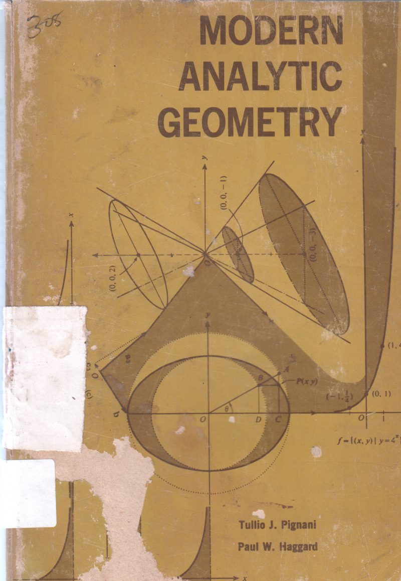 MODERN ANALYTIC GEOMETRY BY TULLIO J. PIGNANI