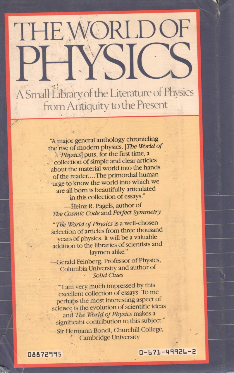 THE WORLD OF PHYSICS BY JEFFERSON HANE WEAVER - Image 2