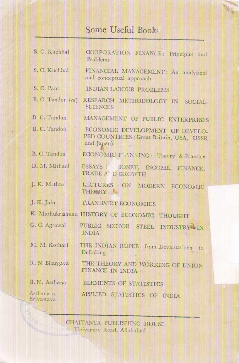 THE INDUSTRIAL ECONOMY OF INDIA BY S.C. KUCHHAL - Image 2