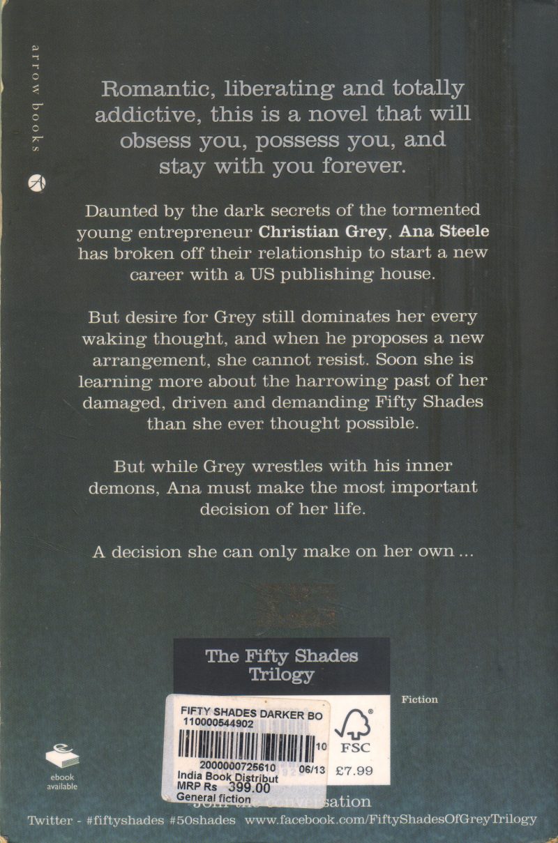 FIFTY SHADES DARKER BY E L JAMES - Image 2