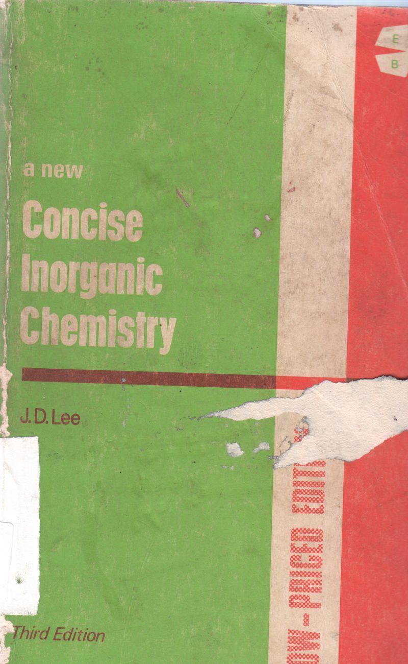 CONCISE INORGANIC CHEMISTRY BY J.D. LEE