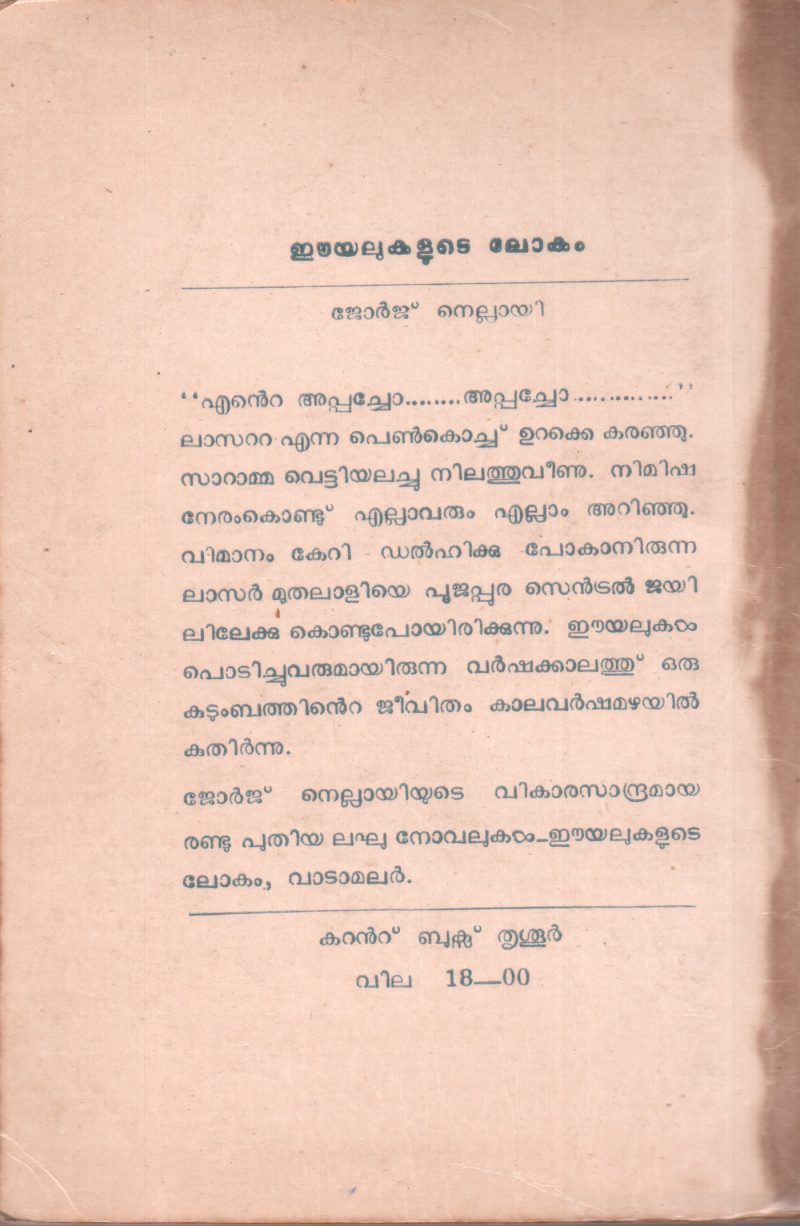 EYALUKALUDE LOKAM BY GEORGE NELLAI - Image 2