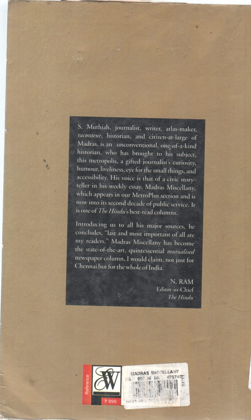 A DECADE PEOPLE, PLACES & POTPOURRI BY S. MUTHIAH - Image 2