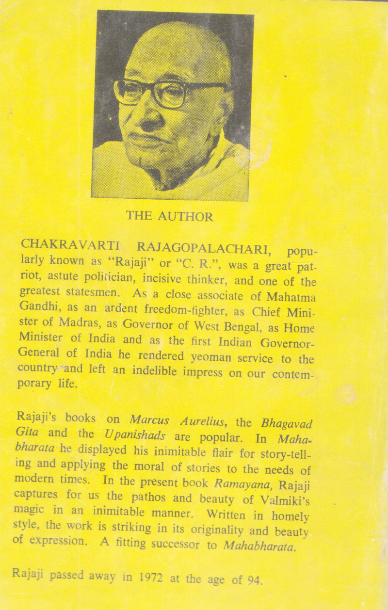 RAMAYANA BY C. RAJAGOPALACHARI - Image 2