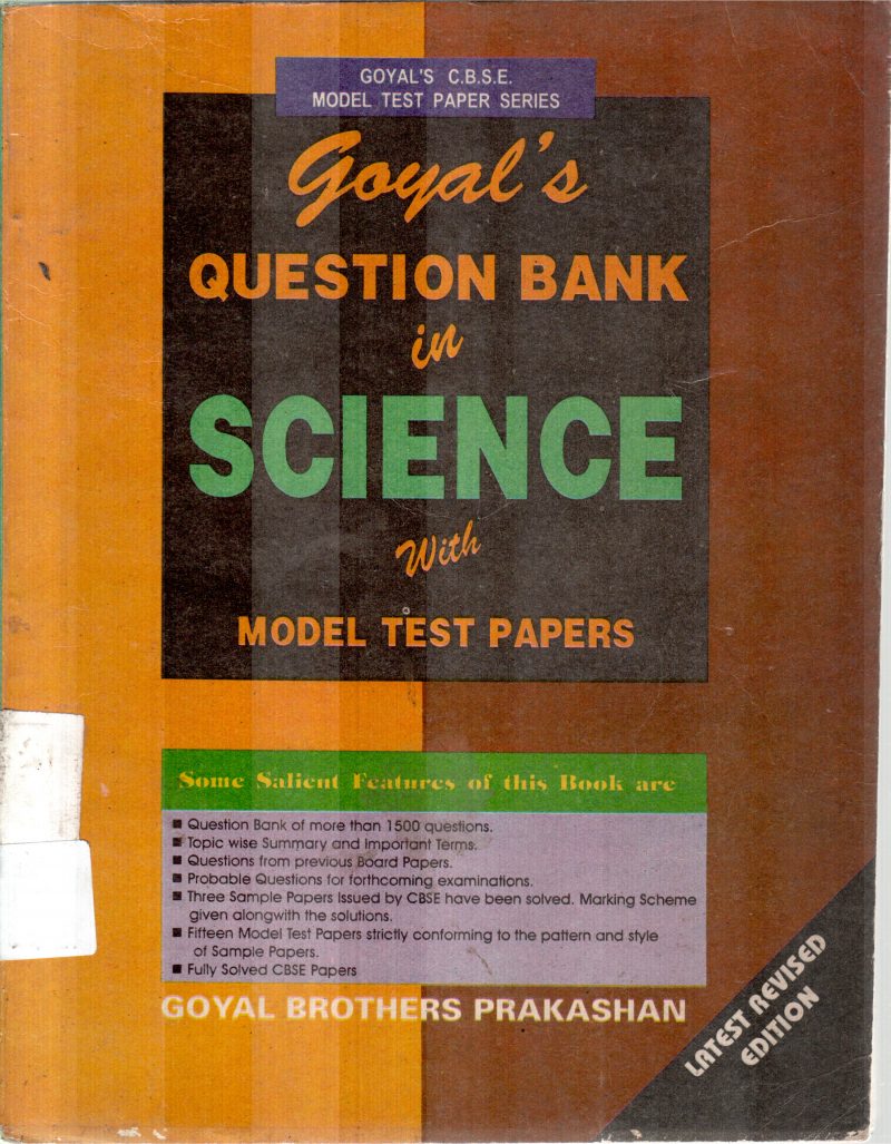 QUESTION BANK IN SCIENCE BY G.K.ARORA
