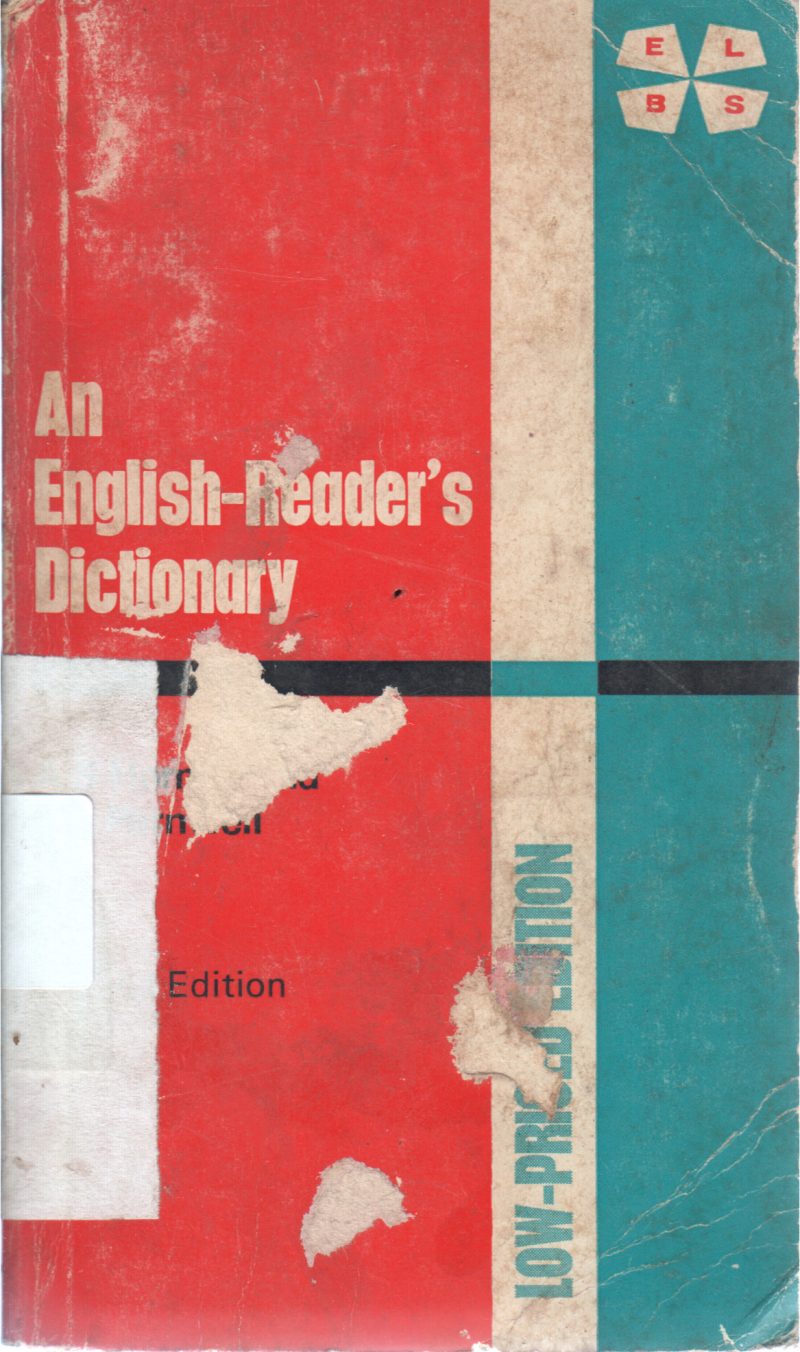 AN ENGLISH READER DICTIONARY