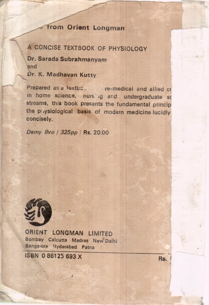 ELEMENTARY PHYSIOLOGY BY BIHARI LAL BHATIA - Image 2