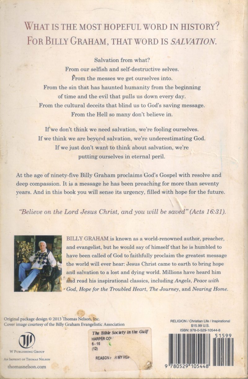 THE REASON FOR MY HOPE-SALVATION BY BILLY GRAHAM - Image 2