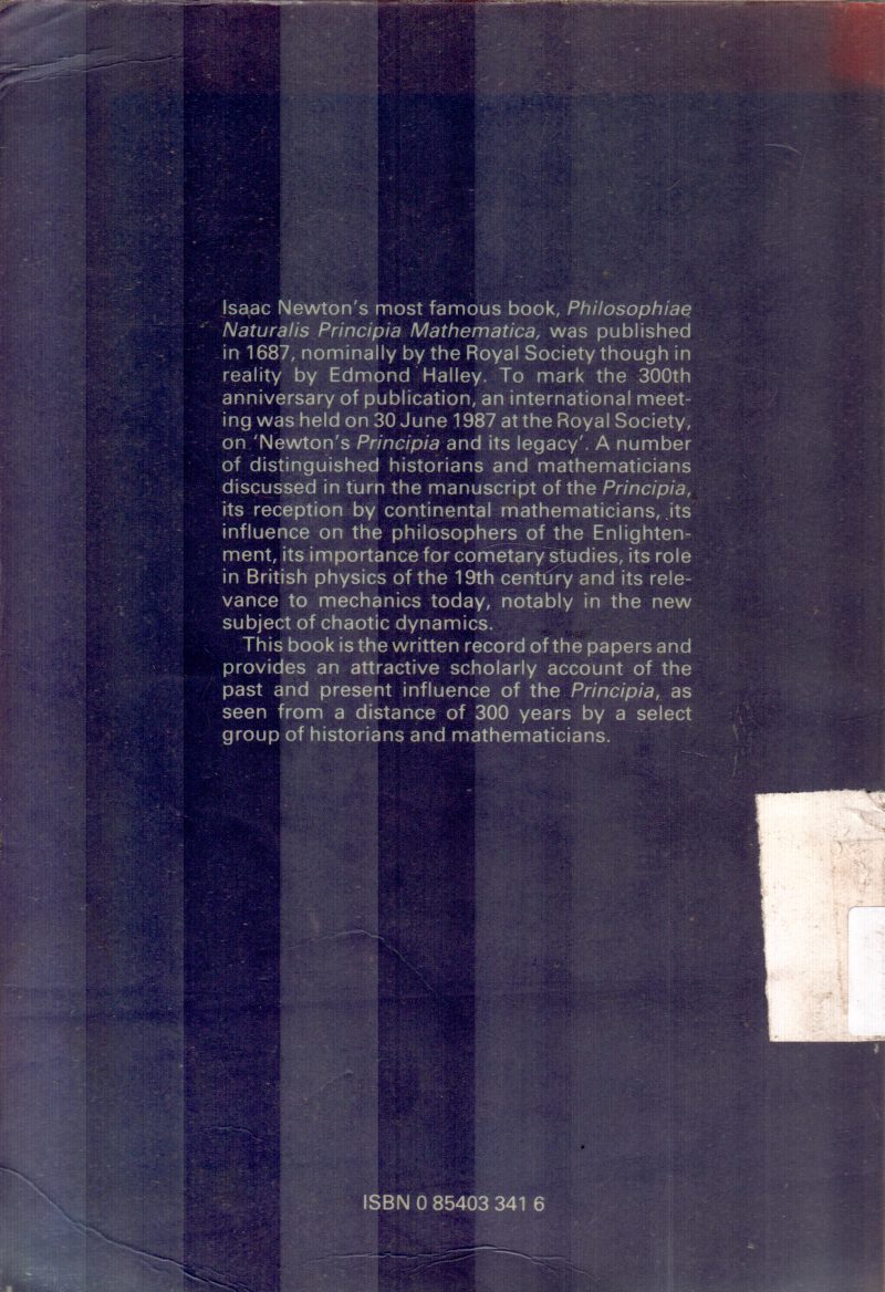 NEWTON'S PRINCIPIA AND IT'S LEGACY BY D.G.KING HELE - Image 2