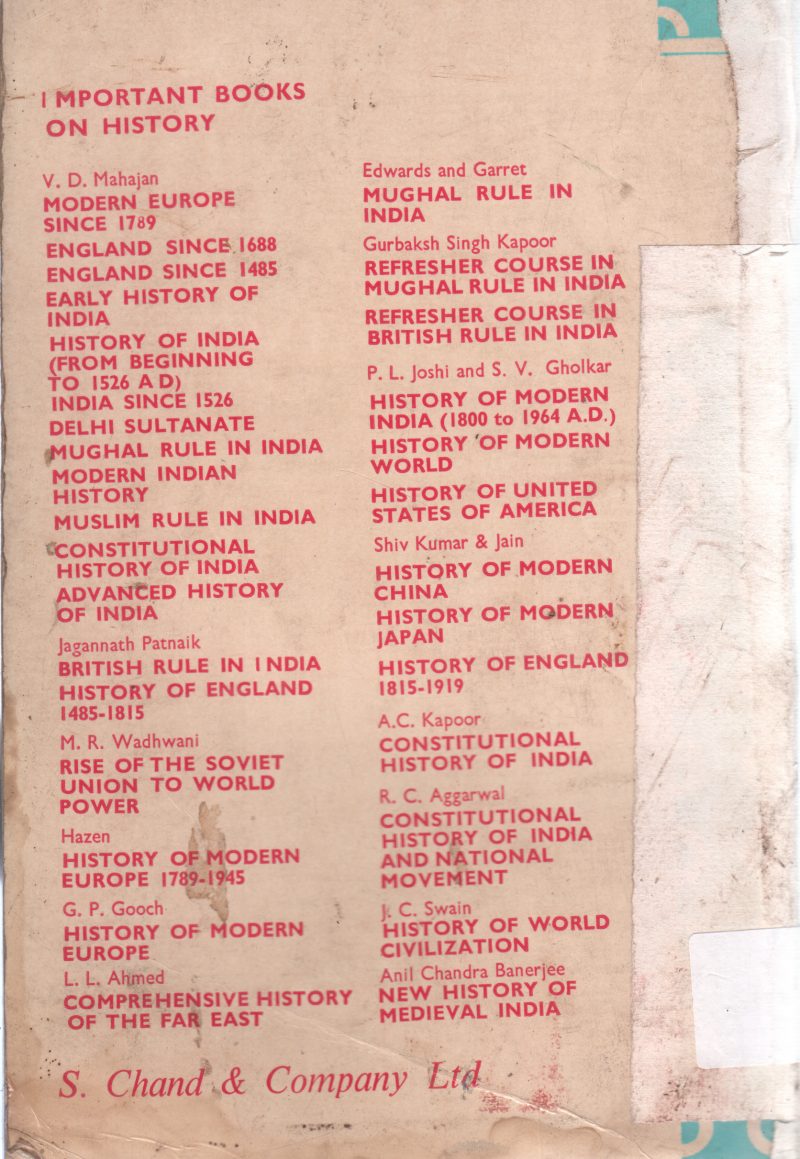 CONSTITUTIONAL HISTORY OF INDIA BY M V PYLEEE - Image 2