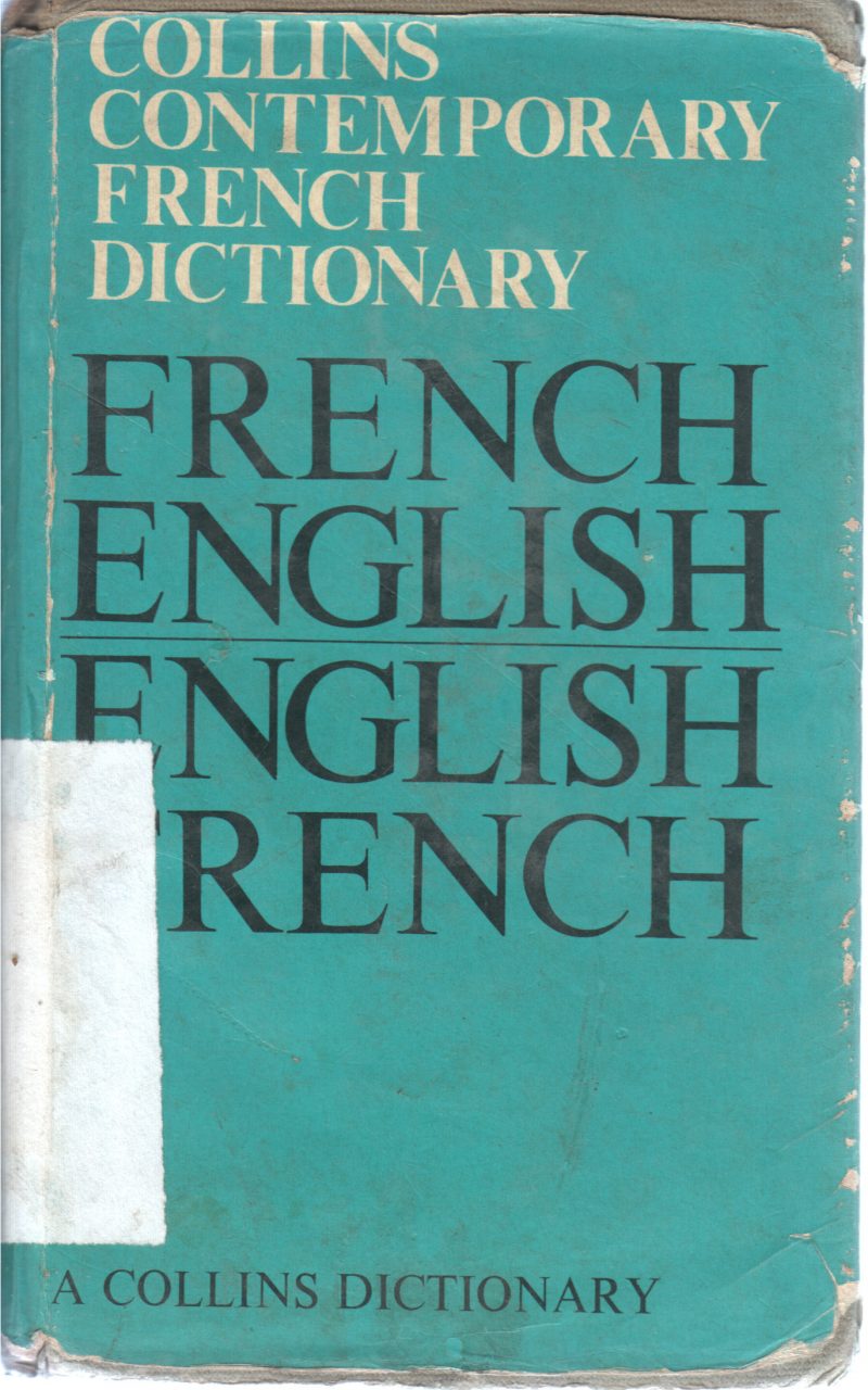 COLLINS CONTEMPORARY FRENCH BY A COLLINS DICTIONARY