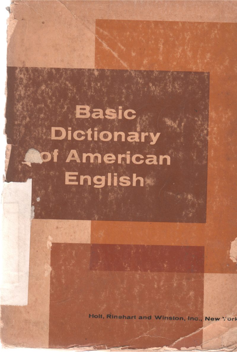 BASIC DICTIONARY OF AMERICAN ENGLISH