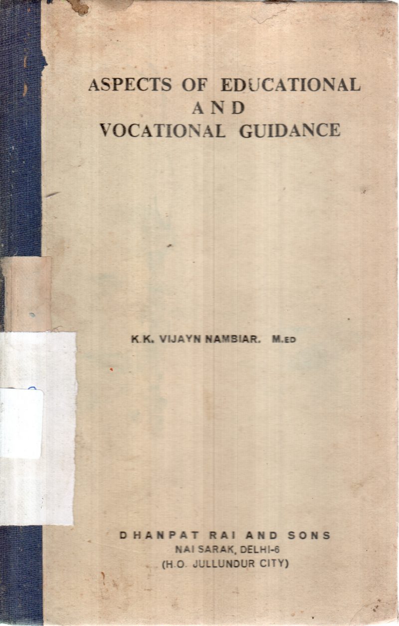 ASPECTS OF EDUCATION BY K K VIJAY N NAMBIAR