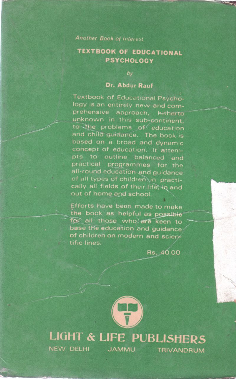 A STUDY OF CLASS ROOM AND TEACHING BEHAVIOUR AND CREATIVITY BY ARUN K GUPTA - Image 2