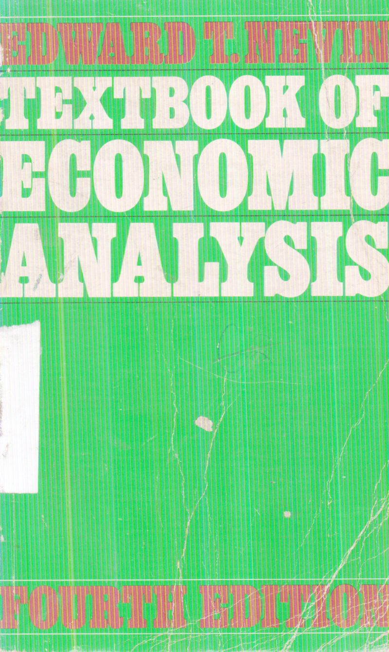 ECONOMIC ANALYSIS BY EDWARD NEVIN