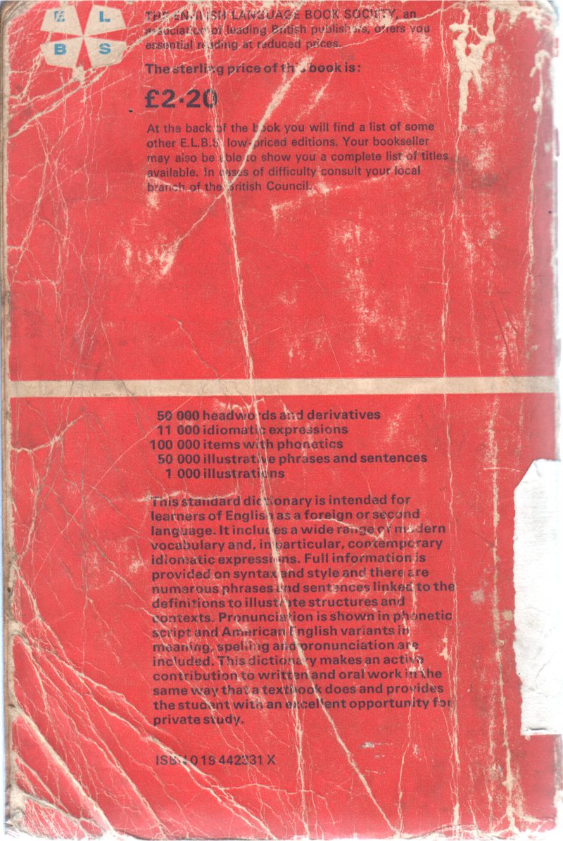 OXFORD ADVANCED LEARNER DICTIONARY OF CURRENT ENGLISH - Image 2