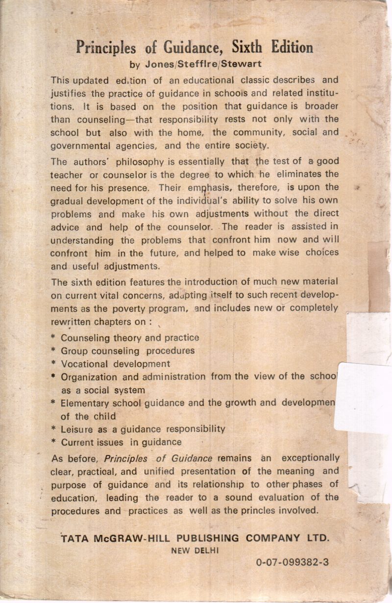 PRINCIPLES OF GUIDANCE BY JONES - Image 2