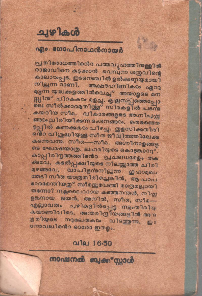 CHUZHIKAL BY M.GOPINATHAN NAIR - Image 2