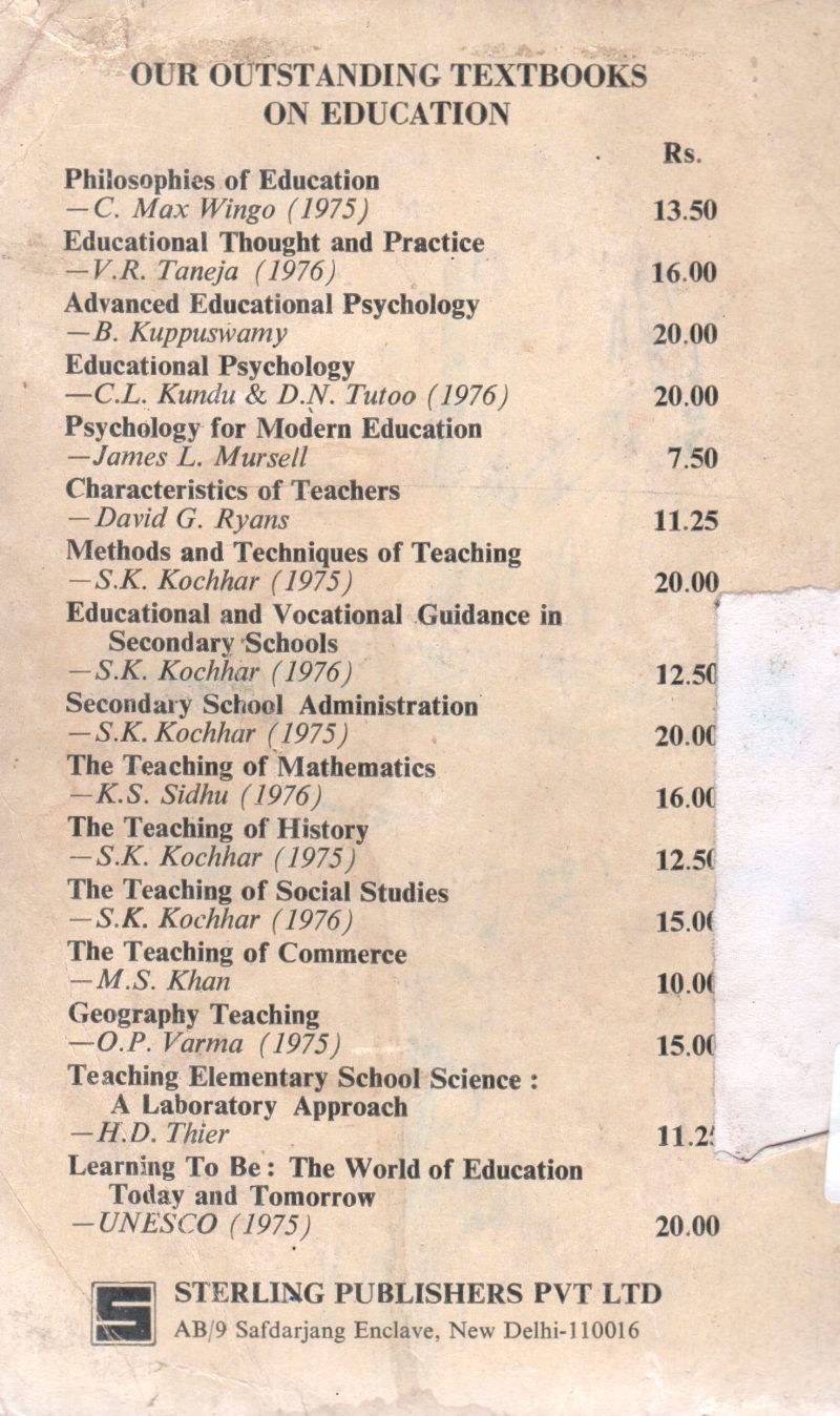 EDUCATIONAL THOOUGHT AND PRACTICE BY TANEJA - Image 2