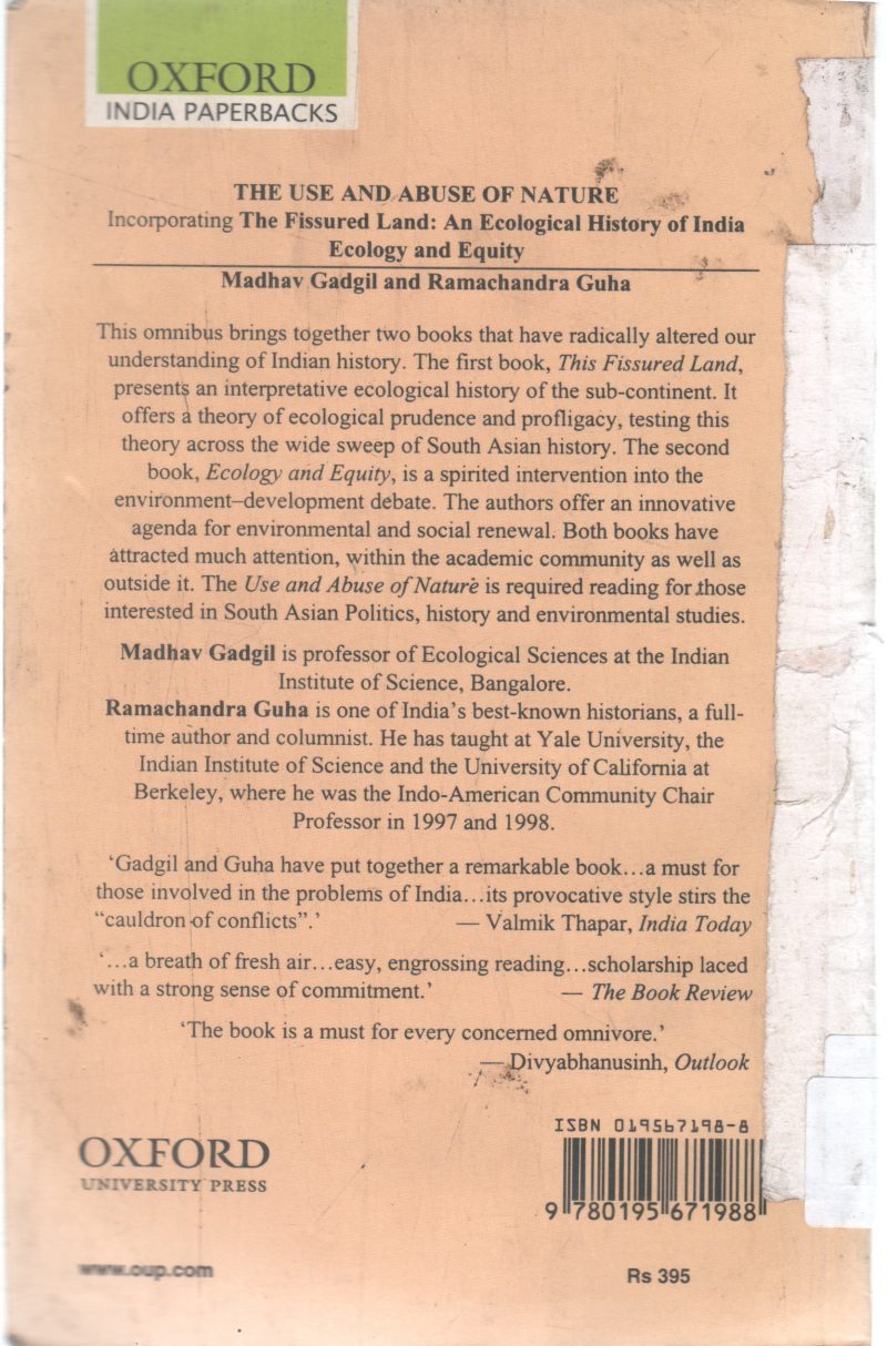 THE USE AND ABUSE OF NATURE BY MADHAV GADGIL - Image 2