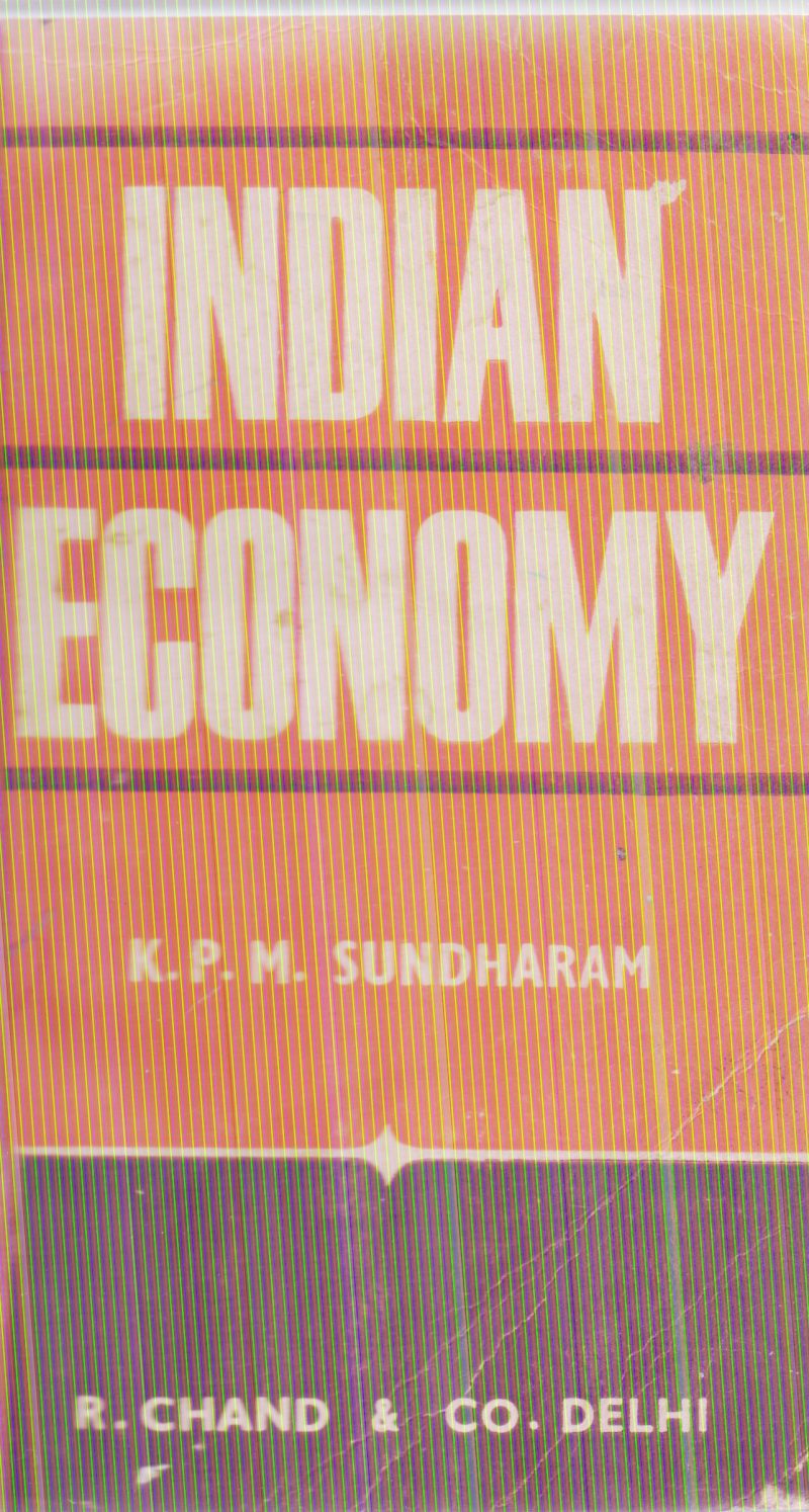 INDIAN ECONOMY BY K.P.M. SUNDHARAM
