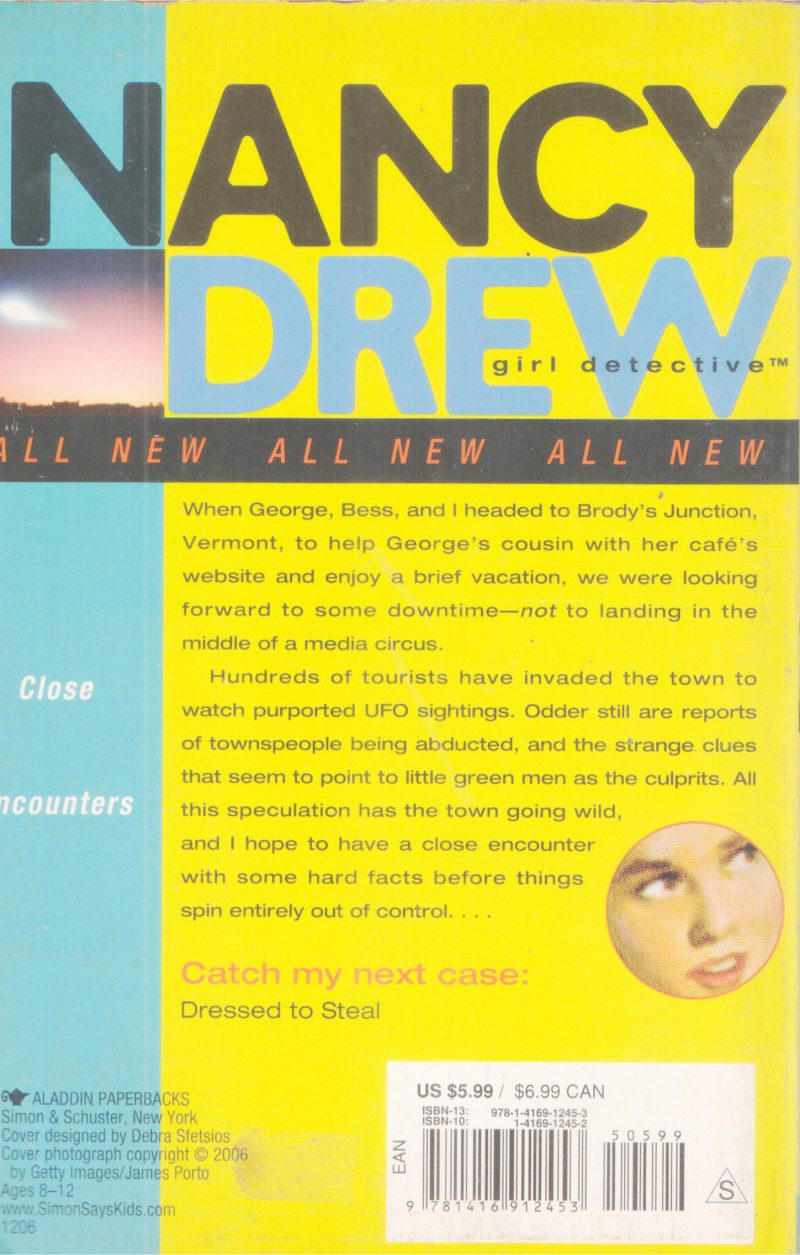 NANCY DREW CLOSE ENCOUNTERS BY ROLYN KEENE - Image 2