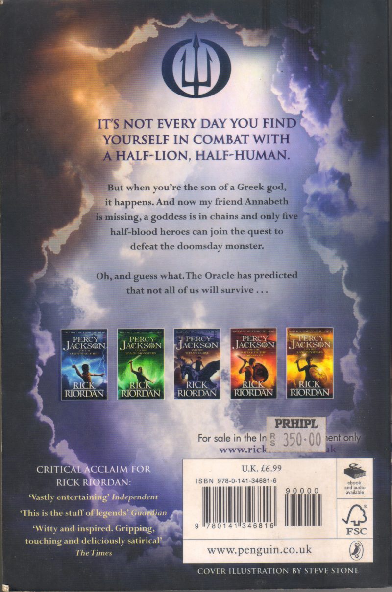 PERCY JACHSON AND THE TITAN'S CURSE BY RICH RIORDAN - Image 2