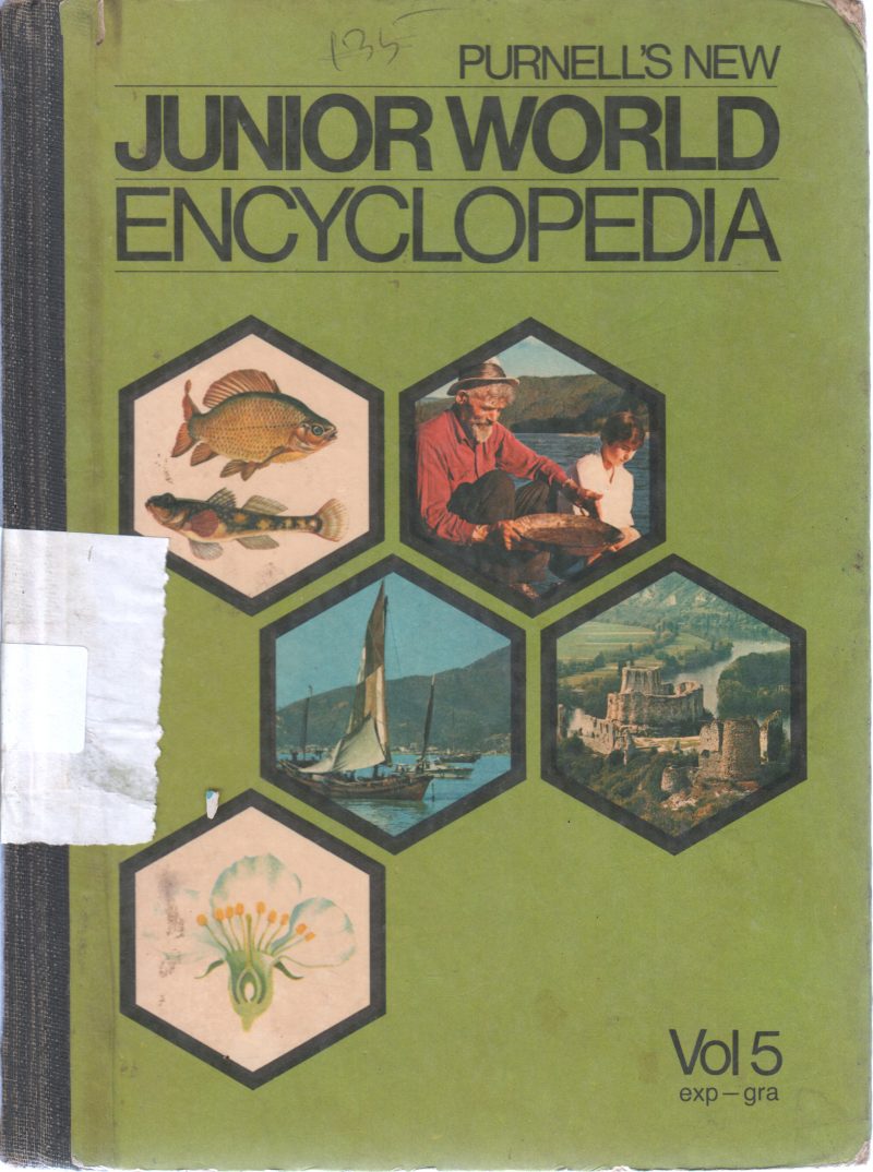 JUNIORS WORLD ENCYCLOPEDIA VOL5 BY PURNELLS NEW