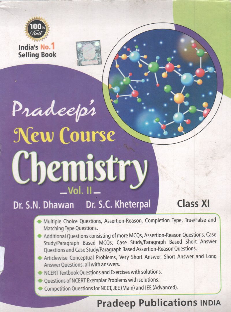 PRADEEP'S NEW COURSE CHEMISTRY BY S.N. DHAWAN