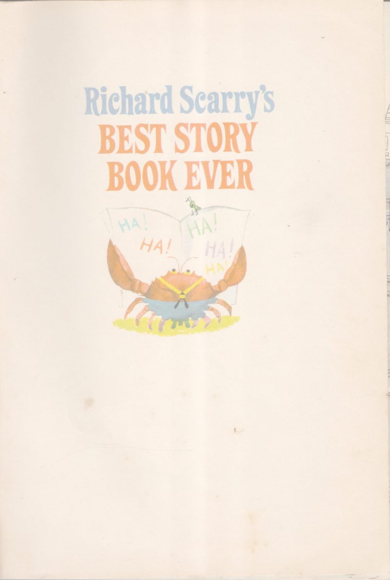BEST STORY BOOK EVER BY RICHARD SCARRY'S