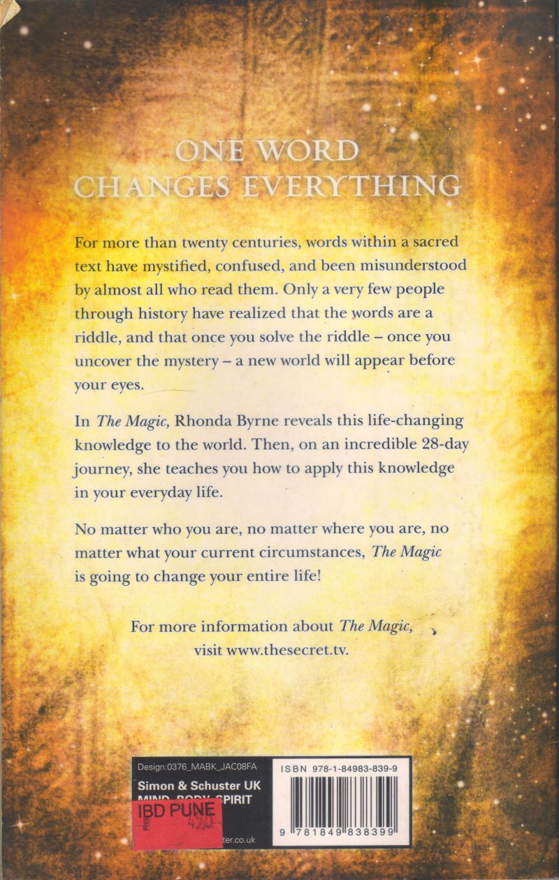 THE MAGIC BY RHONDA BYRNE - Image 2