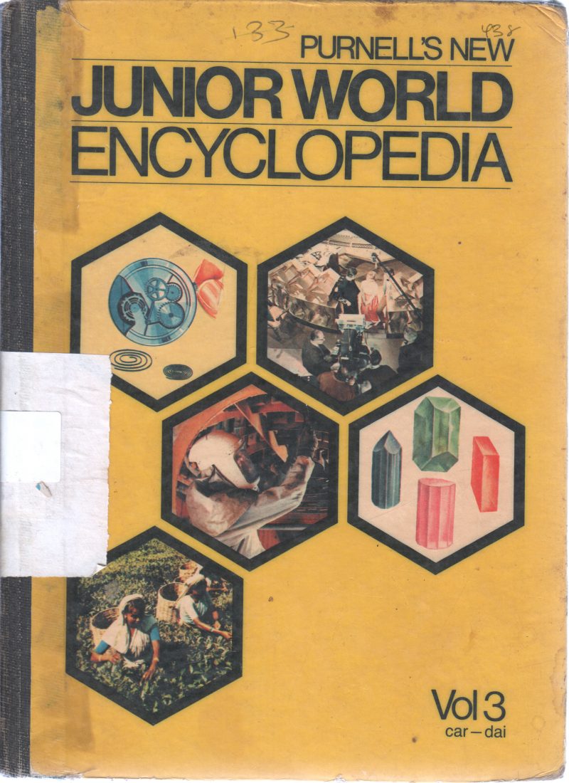 JUNIORS WORLD ENCYCLOPEDIA VOL3 BY PURNELLS NEW