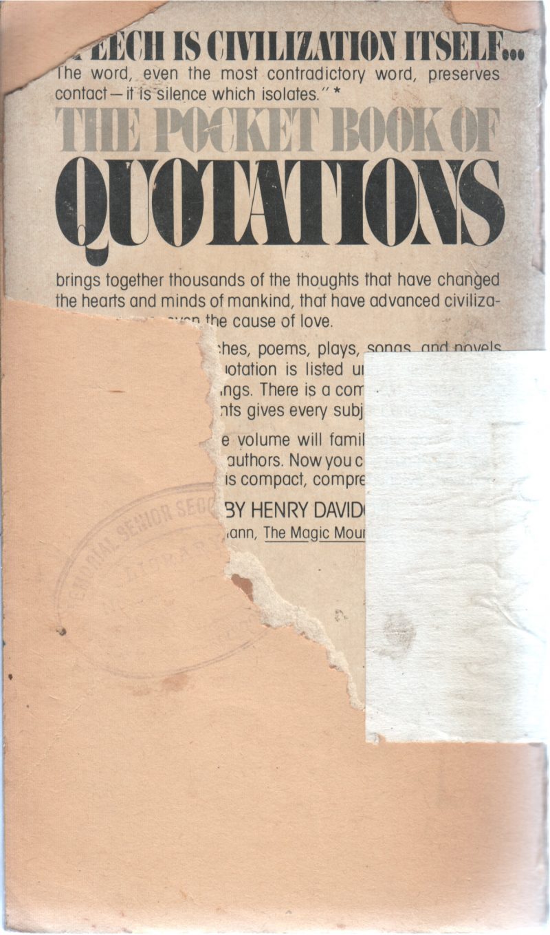 THE POCKET BOOK OF QUATATIONS - Image 2