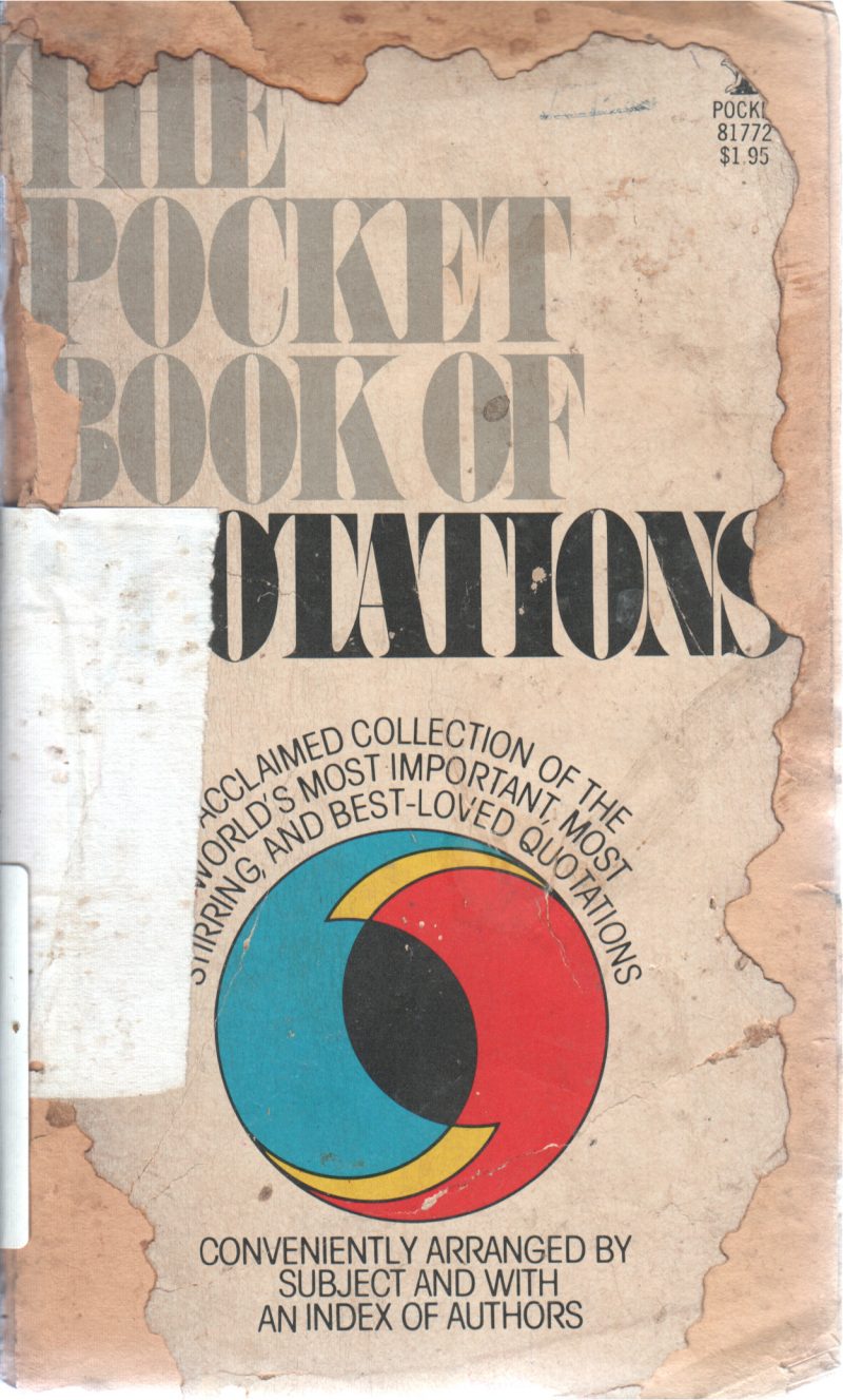 THE POCKET BOOK OF QUATATIONS