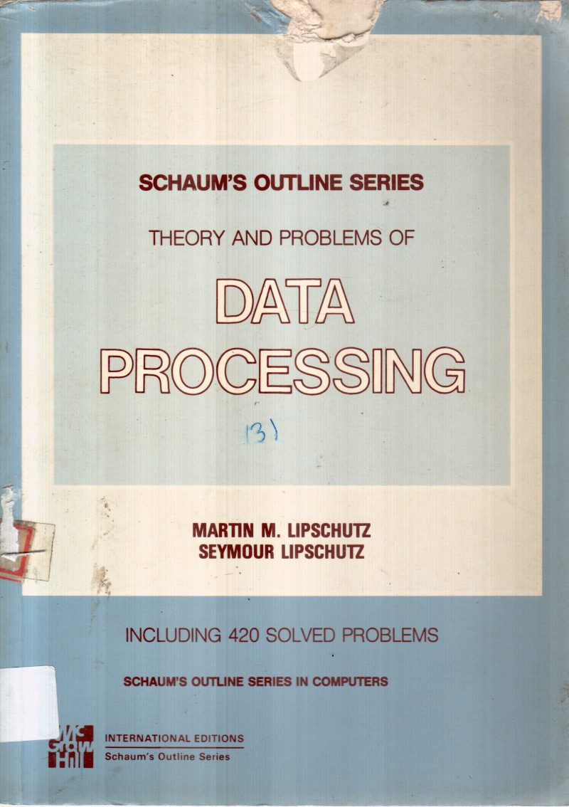 DATA PROCESSING BY MARTIN M.LIPSCHUTZ