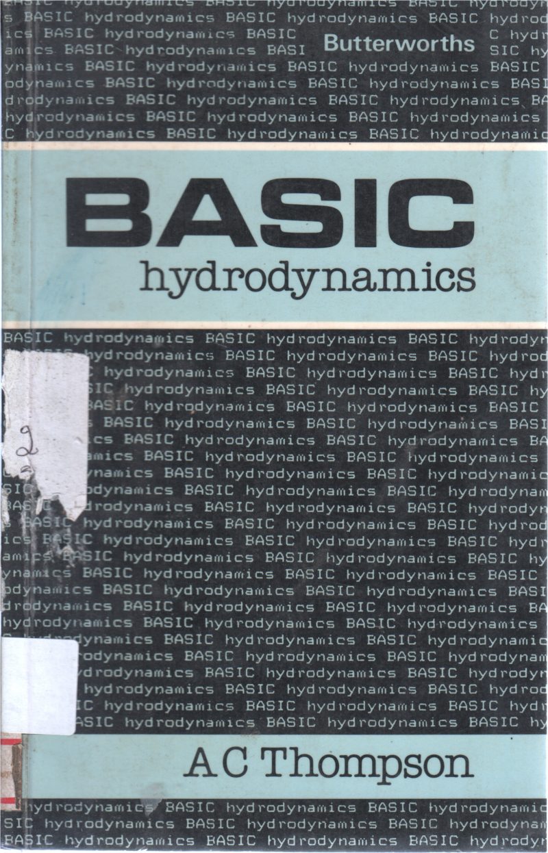 BASIC HYDRONAMICS BY AC THOMPSON