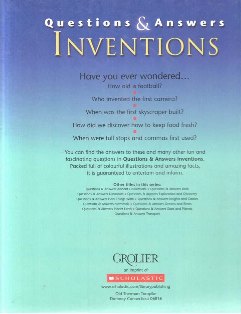 QUESTIONS & ANSWERS INVENTIONS BY WENDY MADGWICK - Image 2