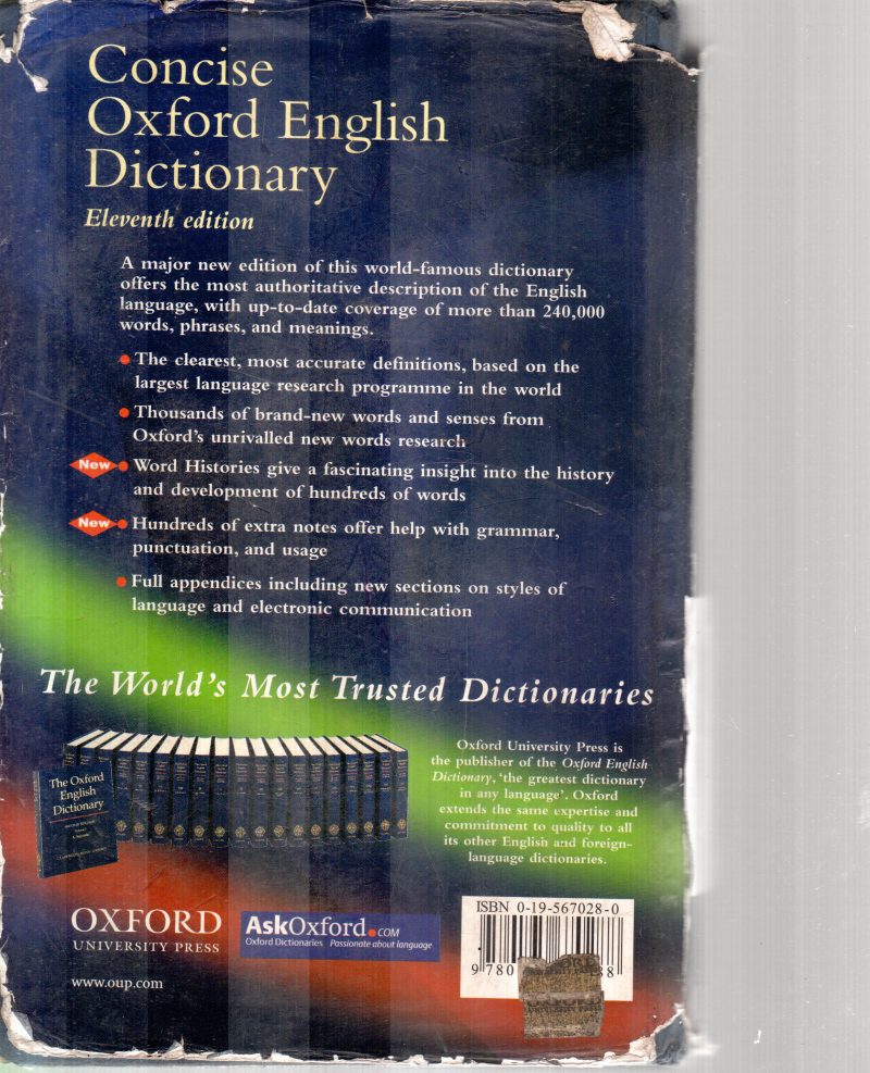 CONCISE OXFORD ENGLISH DICTIONARY BY CATHERINE SOANES - Image 2