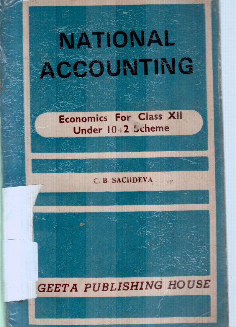 NATIONAL ACCOUNTING BY C.B.SACUDEVA