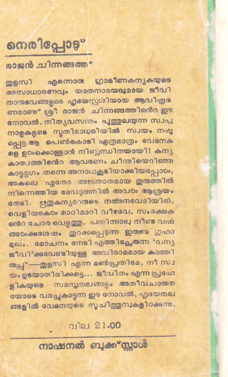 NERIPODU BY RAJAN CHINNANGATH - Image 2